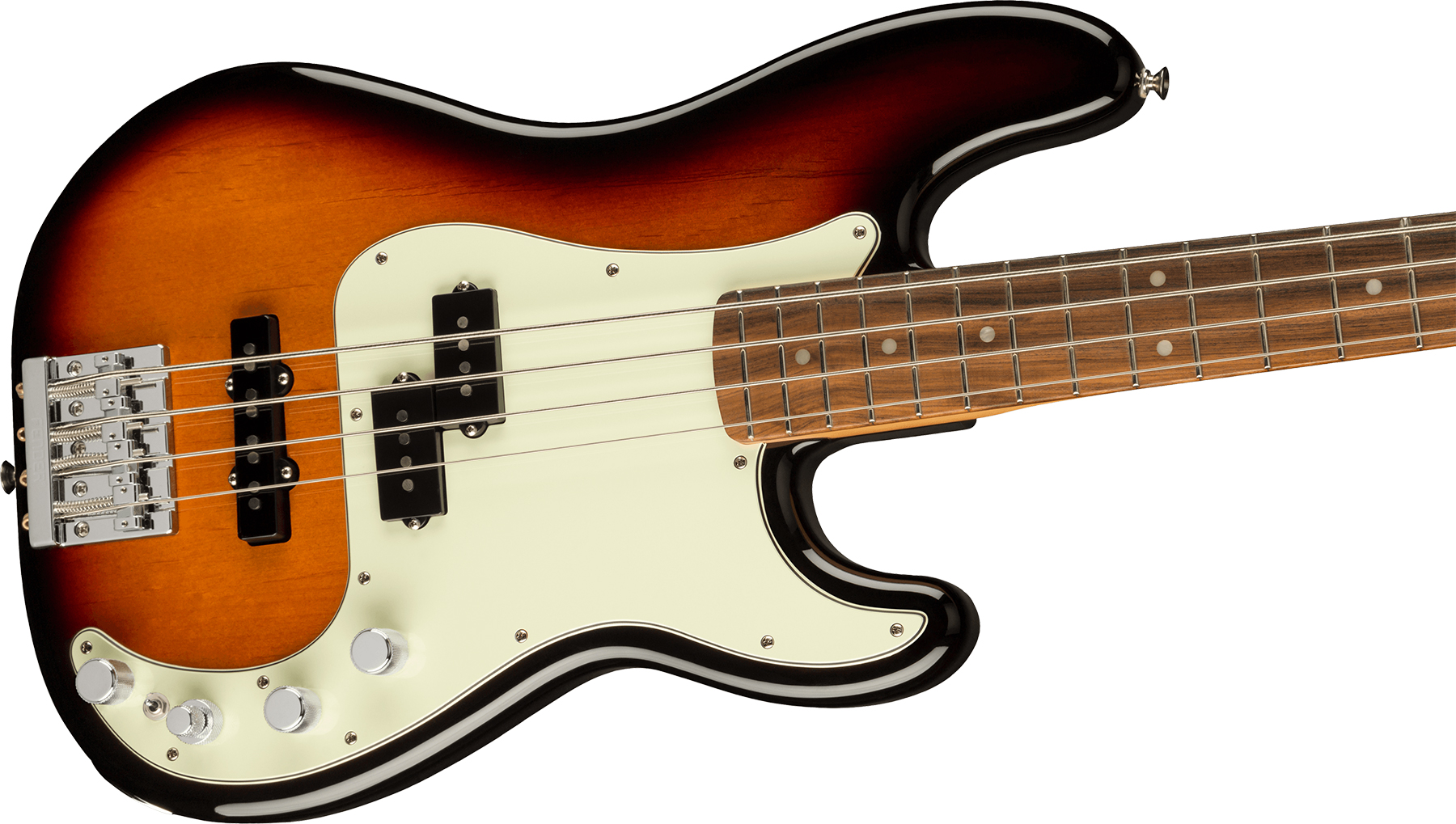 Fender Precision Bass Player Plus Lh Mex Gaucher Active Pf - 3-color Sunburst - Basse Électrique Solid Body - Variation 2