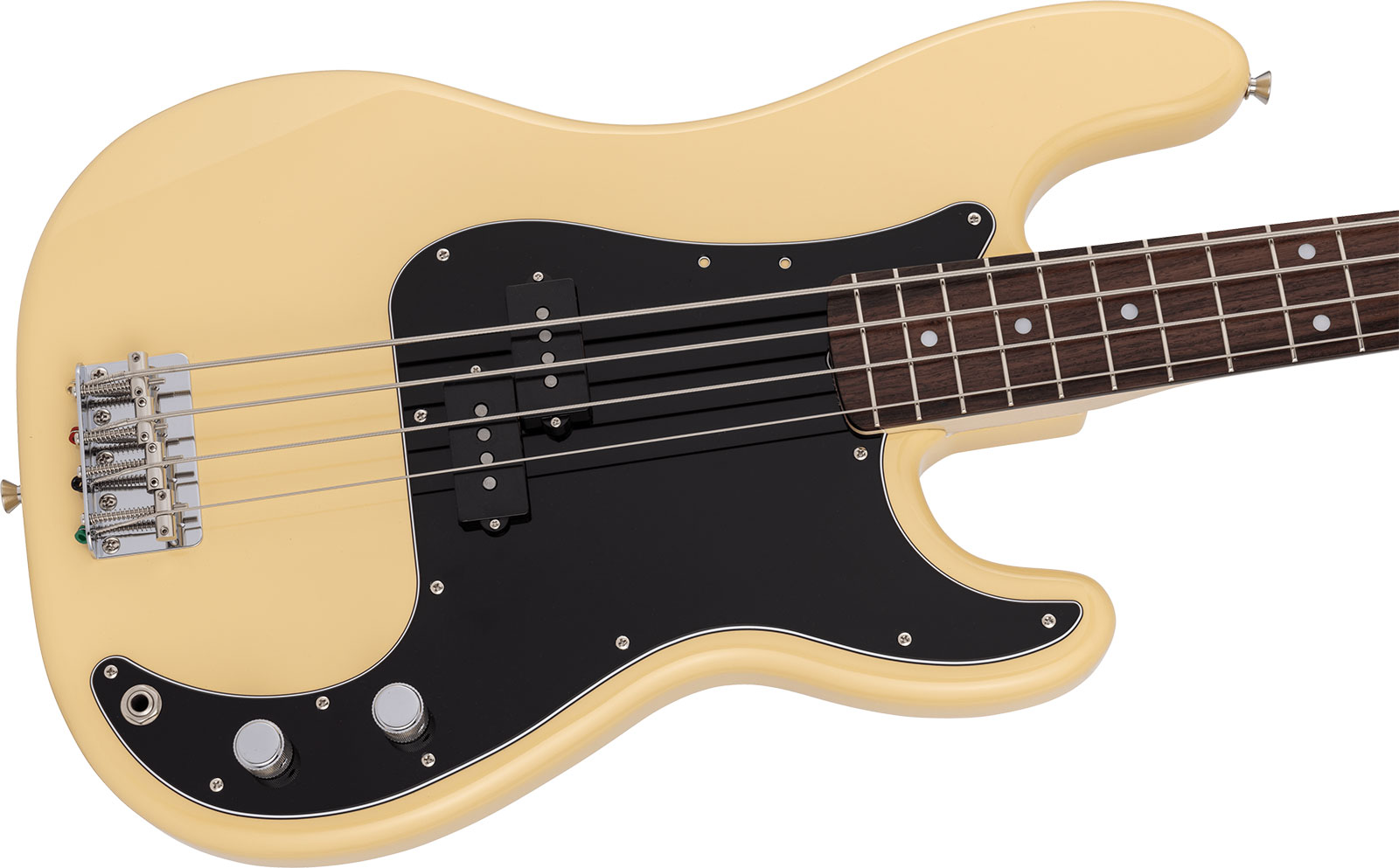 Fender Precision Bass Traditional 70s Jap 2s Trem Rw - Vintage White - Basse Électrique Solid Body - Variation 2