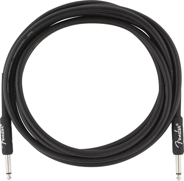 Câble Fender Professional Instrument Cable, Straight/Straight, 10ft - Black