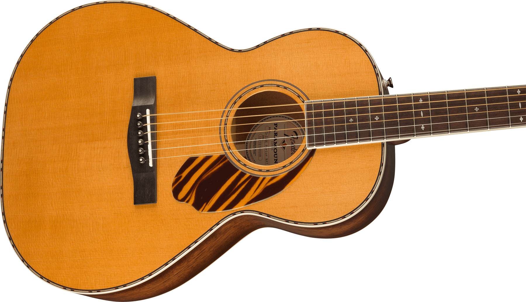 Fender Ps-220e Paramount Parlor Epicea Acajou Ova - Natural - Guitare Electro Acoustique - Variation 2