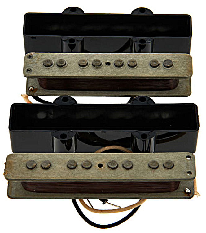 Fender Pure Vintage '74 Jazz Bass Pickups 2-set Alnico 5 - Micro Basse Electrique - Variation 1