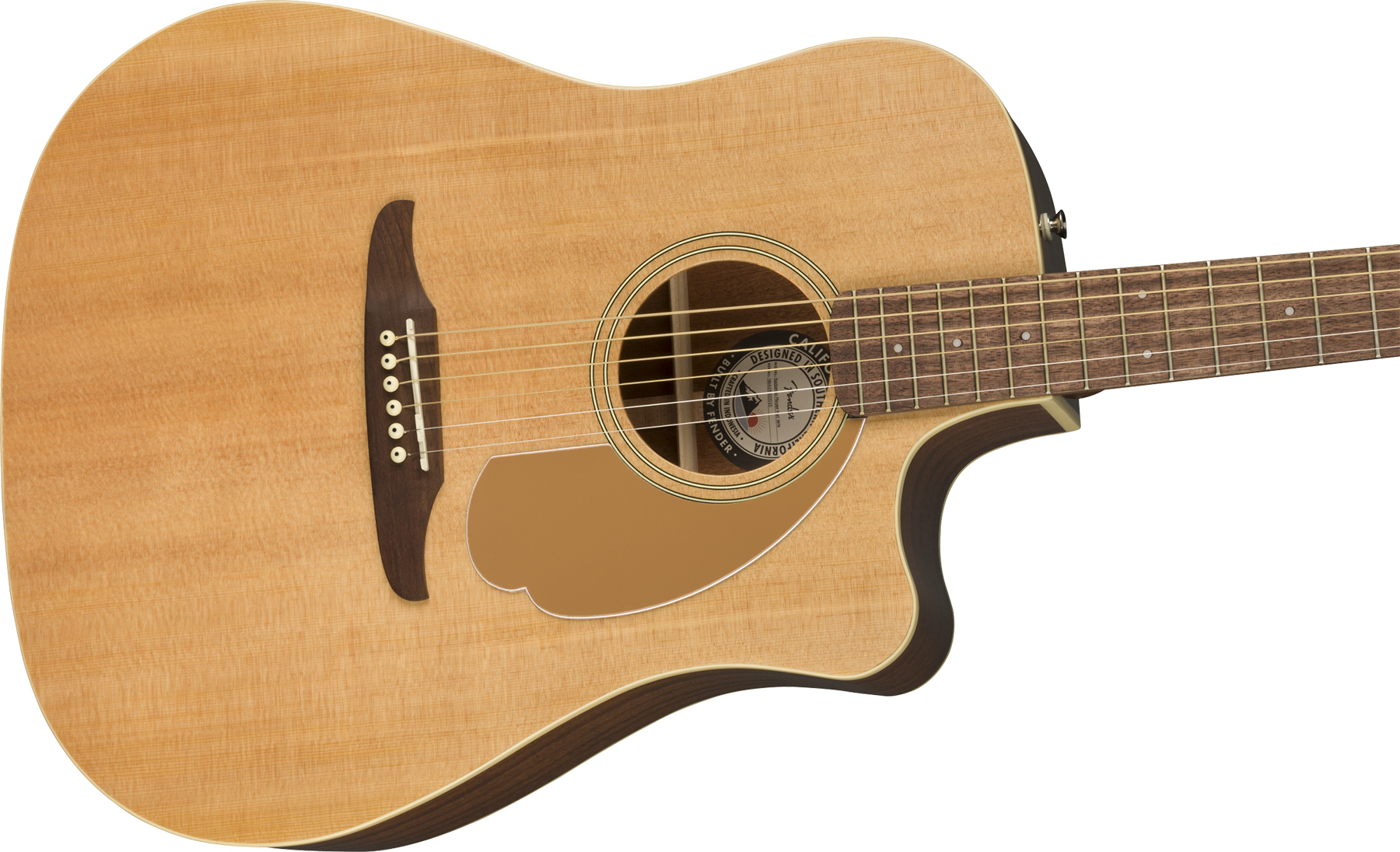 Fender Redondo California Player Dreadnought Cw Epicea Acajou Wal - Natural - Guitare Electro Acoustique - Variation 2