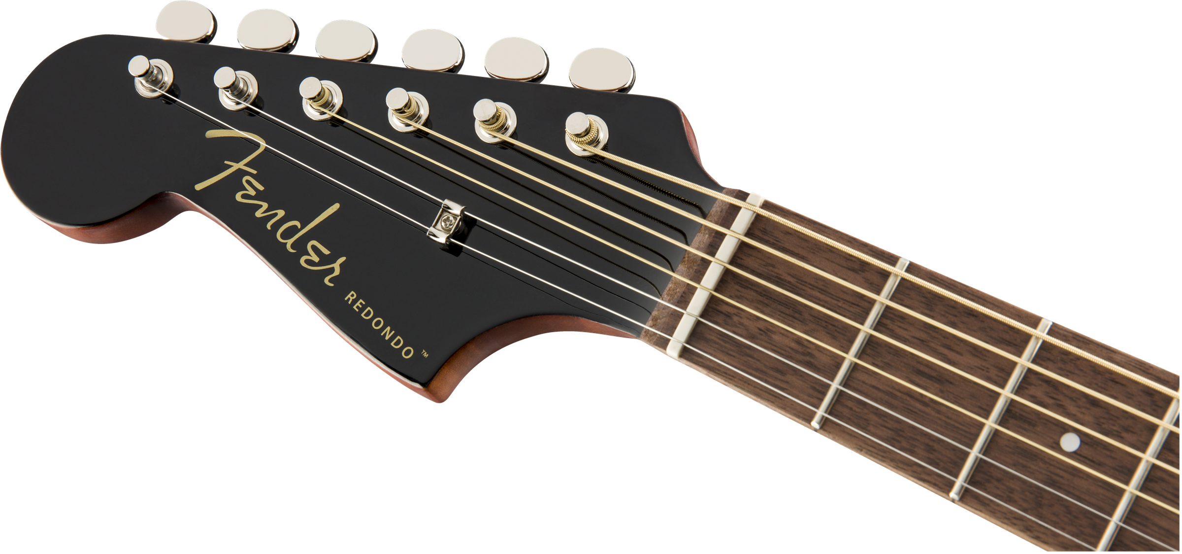 Fender Redondo Lh California Player Gaucher Cw Epicea Acajou Pau - Jetty Black - Guitare Electro Acoustique - Variation 3