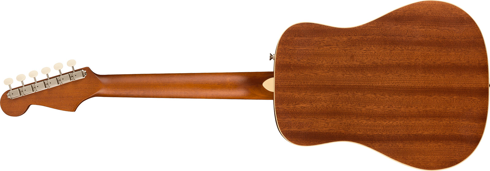 Fender Redondo Mini California Ltd Dreadnought 1/2 Epicea Acajou Noy - Black Top - Guitare Acoustique Voyage - Variation 1