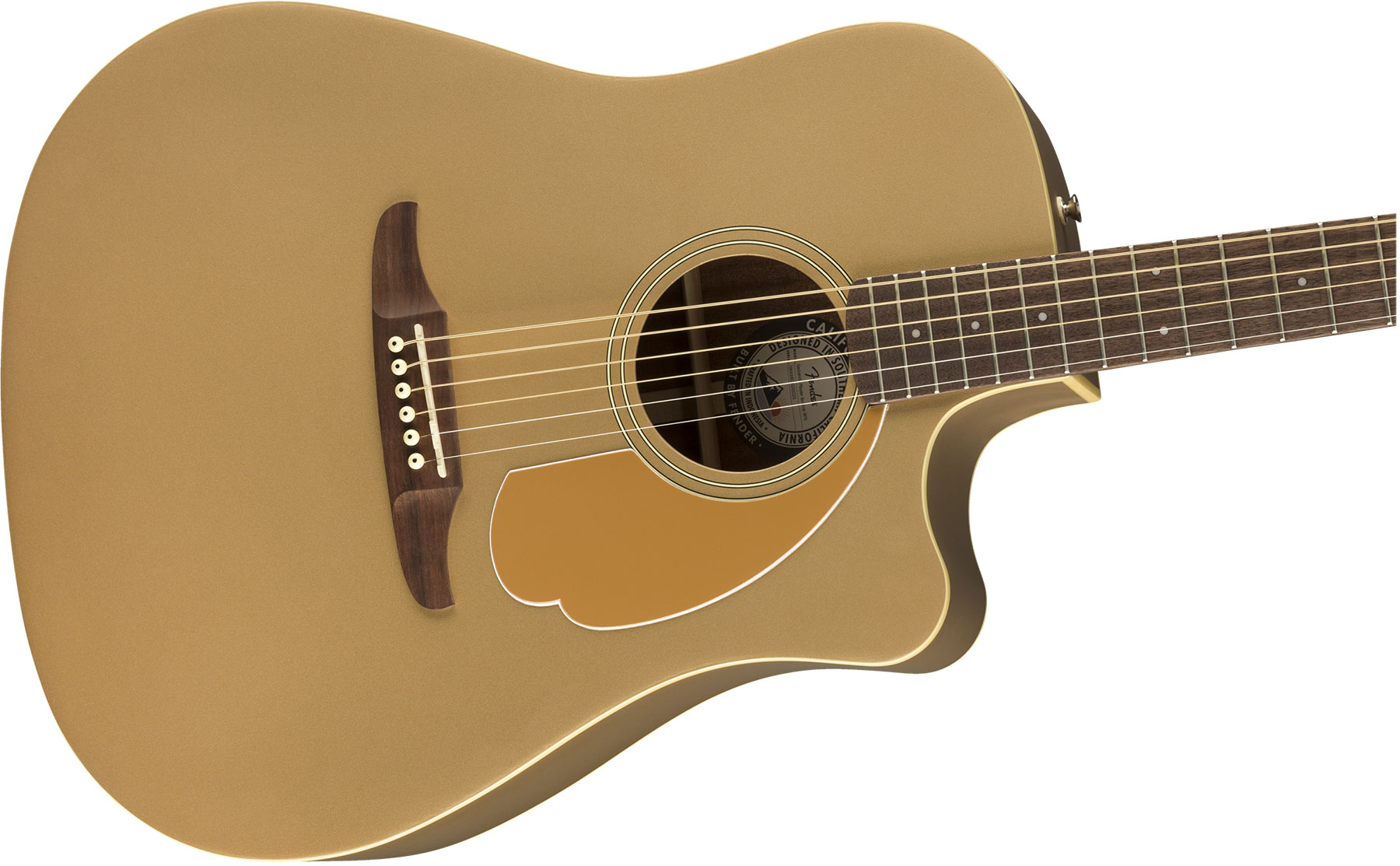 Fender Redondo Player California Dreadnought Cw Epicea Acajou Wal - Bronze Satin - Guitare Electro Acoustique - Variation 2