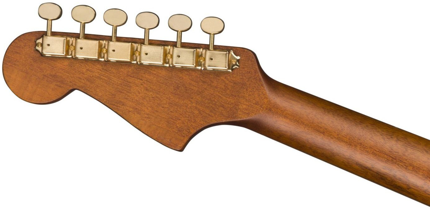 Fender Redondo Player California Ltd Dreadnought Cw Epicea Acajou Wal - Fiesta Red - Guitare Acoustique - Variation 2