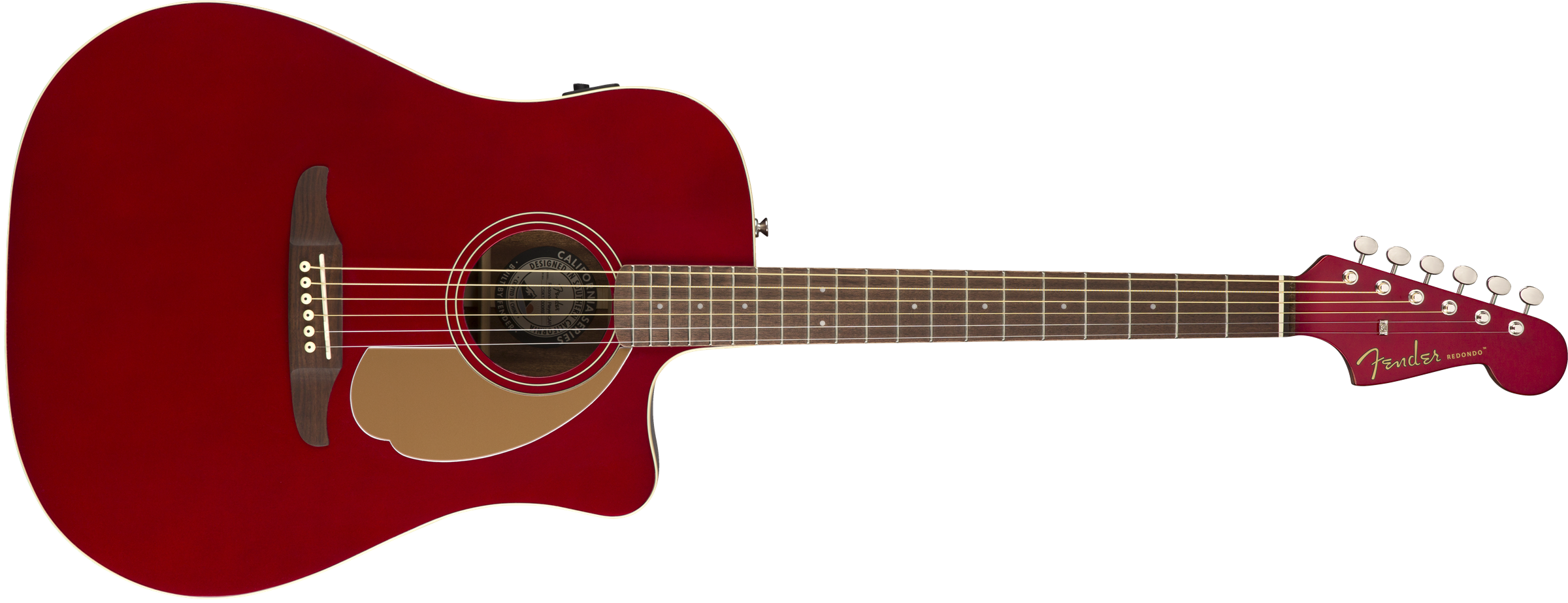 Fender Redondo Player - Candy Apple Red - Guitare Acoustique - Variation 1