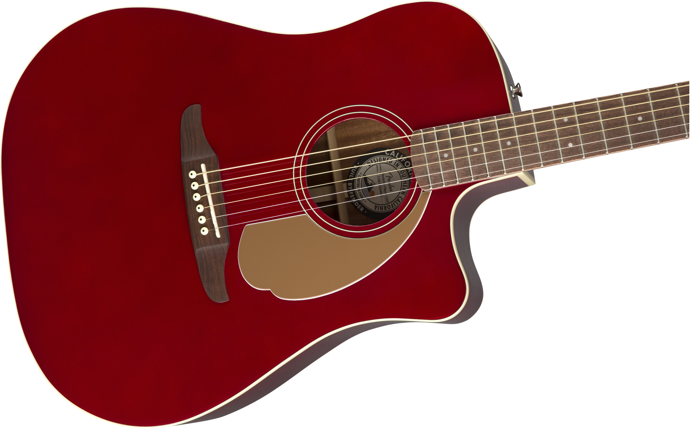 Fender Redondo Player - Candy Apple Red - Guitare Acoustique - Variation 2