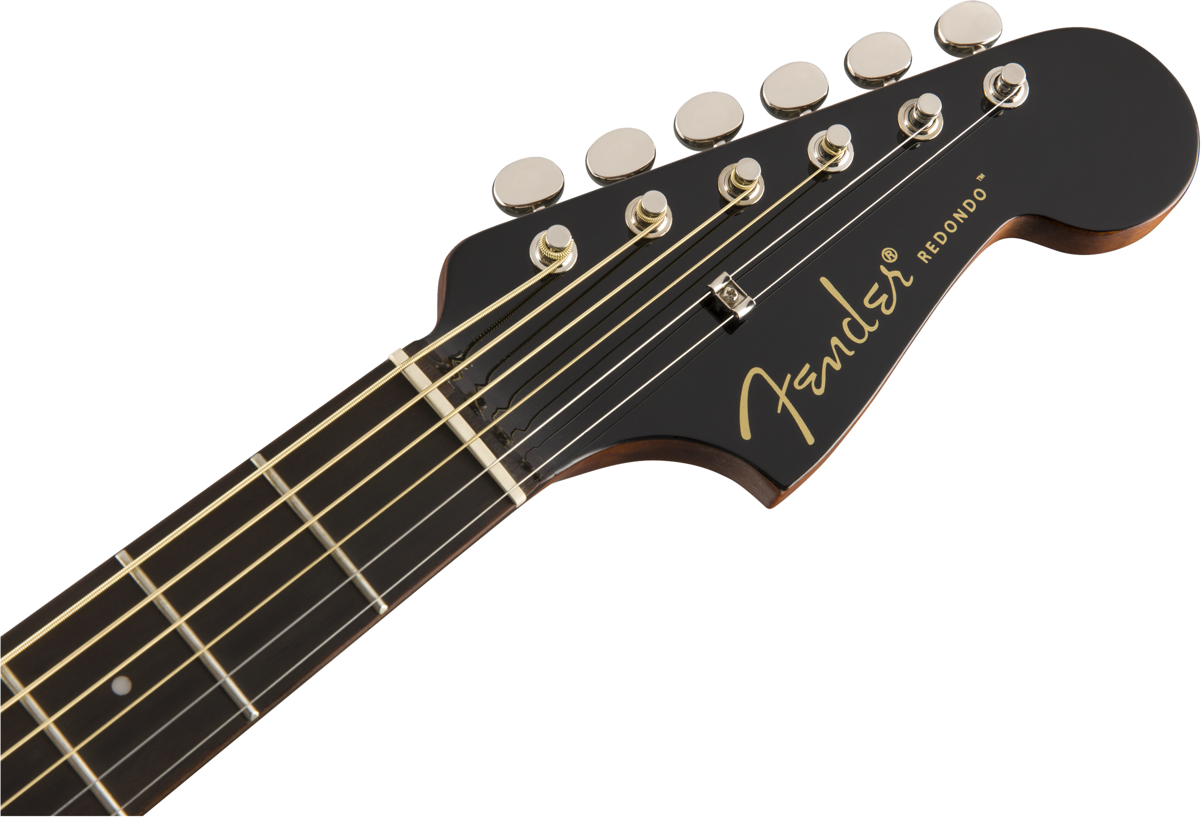 Fender Redondo California Player Dreadnought Cw Epicea Acajou Pau - Jetty Black - Guitare Electro Acoustique - Variation 3