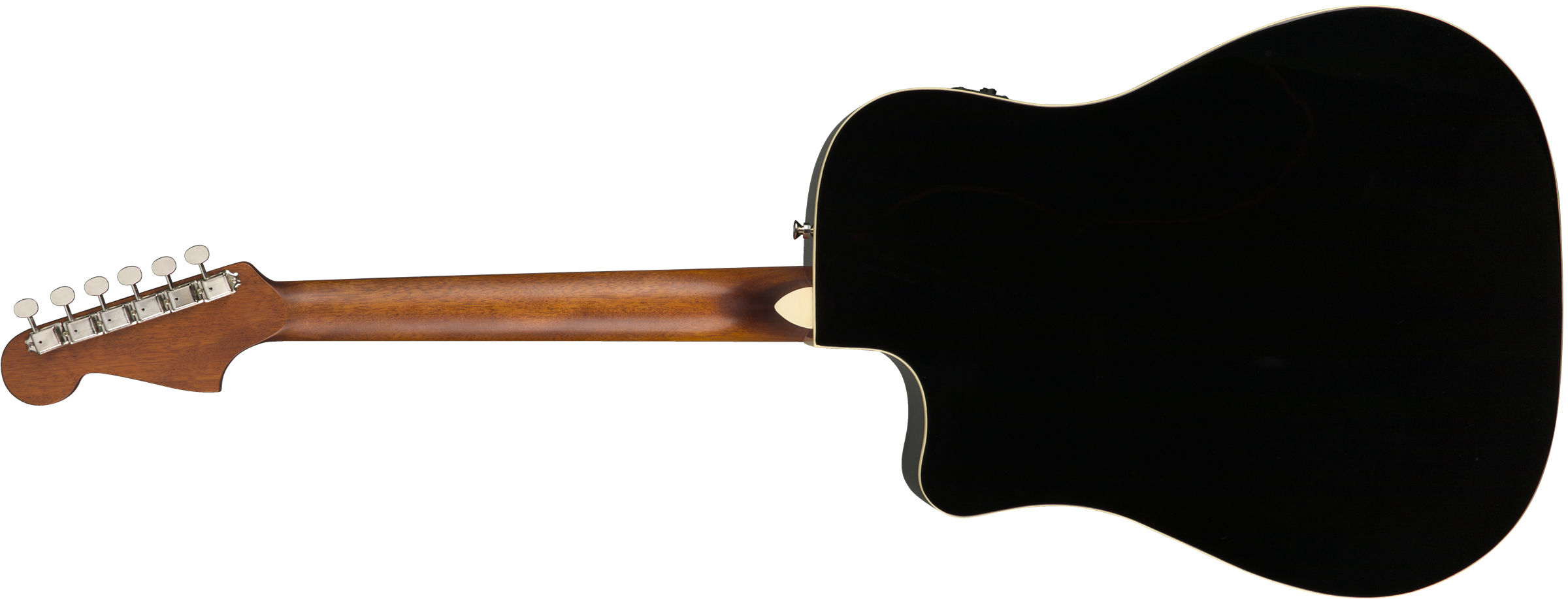 Fender Redondo California Player Dreadnought Cw Epicea Acajou Pau - Jetty Black - Guitare Electro Acoustique - Variation 6