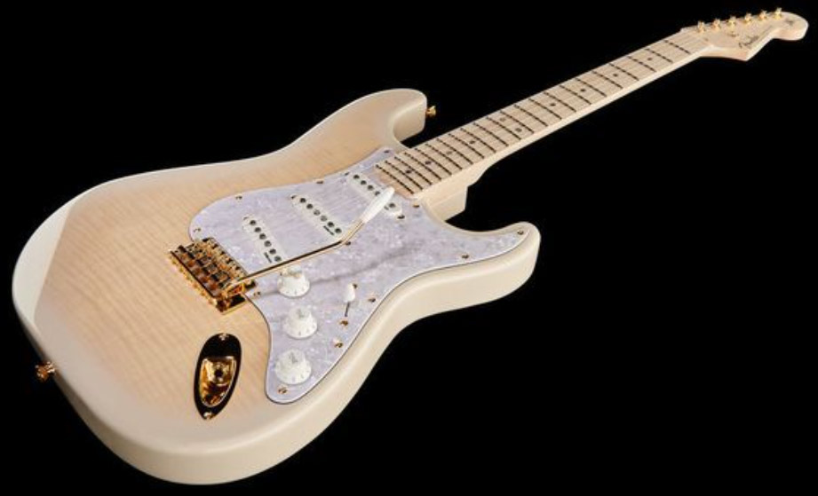 Fender Richie Kotzen Strat Jap Signature 3s Dimarzio Trem Mn - Transparent White Burst - Guitare Électrique Forme Str - Variation 2