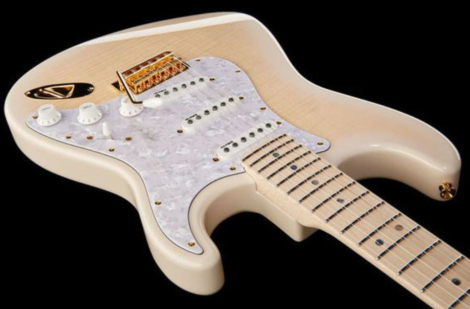 Fender Richie Kotzen Strat Jap Signature 3s Dimarzio Trem Mn - Transparent White Burst - Guitare Électrique Forme Str - Variation 3