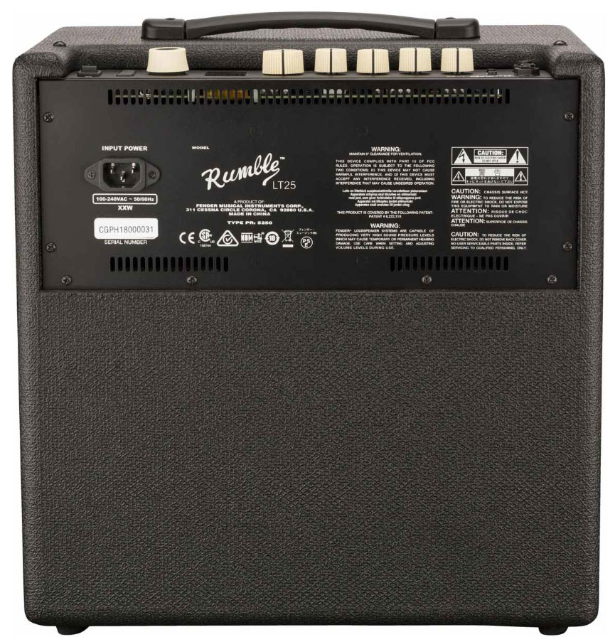 Fender Rumble Lt25 25w 1x8 - Ampli Guitare Électrique Combo - Variation 2