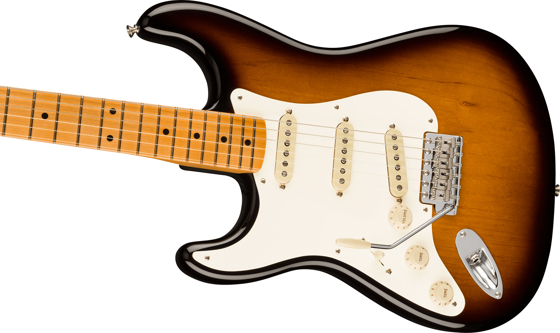 Fender Strat 1957 American Vintage Ii Lh Gaucher Usa 3s Trem Mn - 2-color Sunburst - Guitare Électrique Gaucher - Variation 2