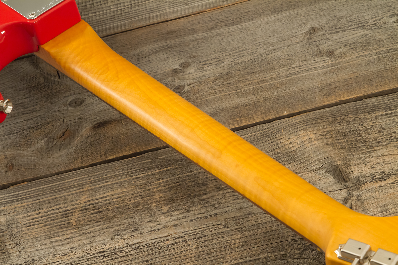 Fender Strat 1961 American Vintage Ii Ltd Usa 3s Trem Rw - Fiesta Red - Guitare Électrique Forme Str - Variation 9