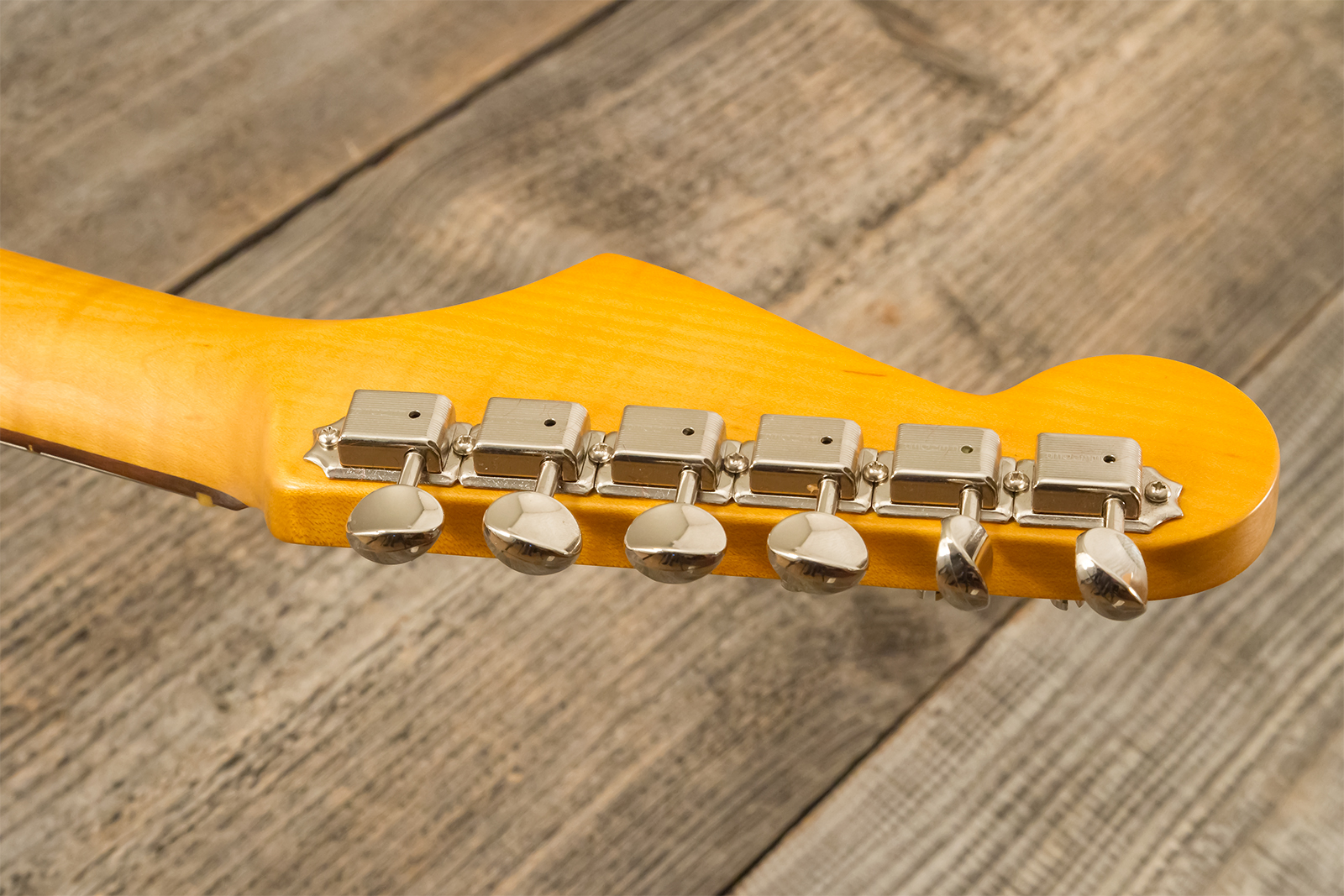 Fender Strat 1961 American Vintage Ii Ltd Usa 3s Trem Rw - Fiesta Red - Guitare Électrique Forme Str - Variation 10