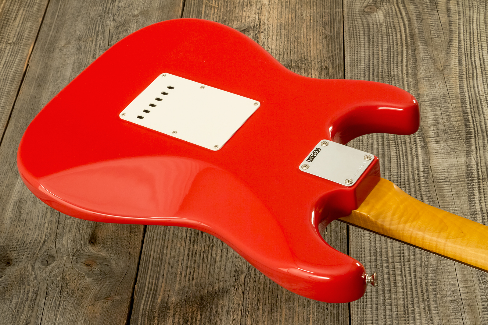 Fender Strat 1961 American Vintage Ii Ltd Usa 3s Trem Rw - Fiesta Red - Guitare Électrique Forme Str - Variation 7