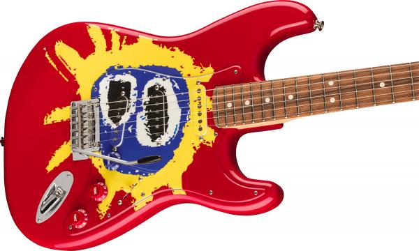 Guitare électrique solid body Fender 30th Anniversary Screamadelica Stratocaster Ltd (MEX, PF) - red blue yellow
