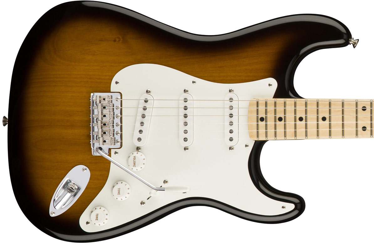 Fender Strat '50s American Original Usa Sss Mn - 2-color Sunburst - Guitare Électrique Forme Str - Variation 1