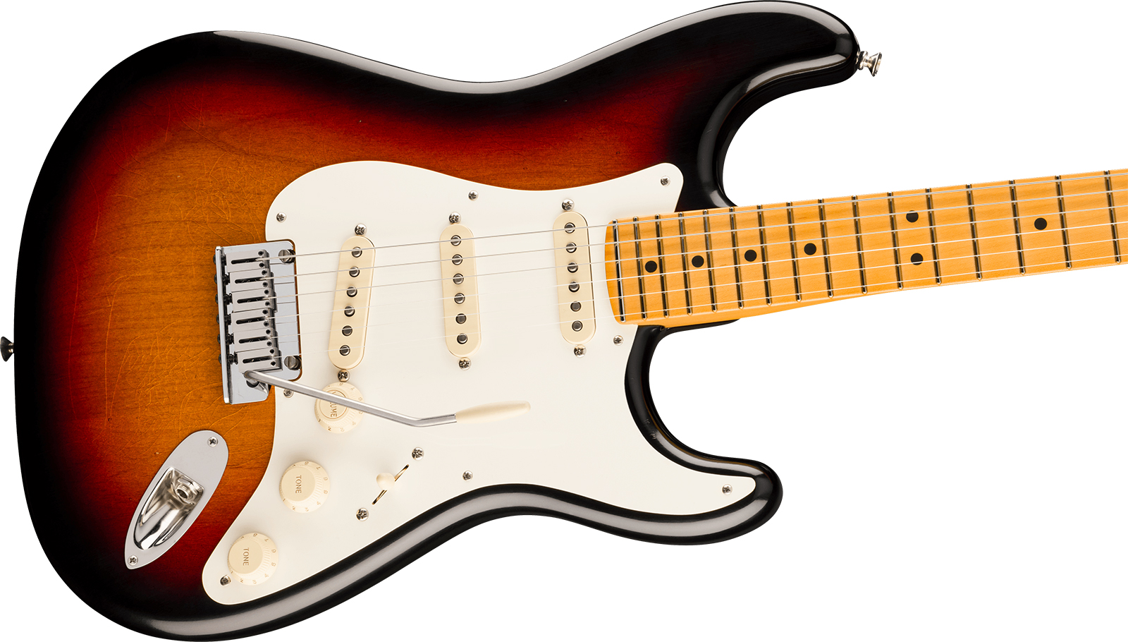 Fender Strat 50s American Ultra Luxe Usa 3s Trem Mn - 3-color Sunburst - Guitare Électrique Forme Str - Variation 2
