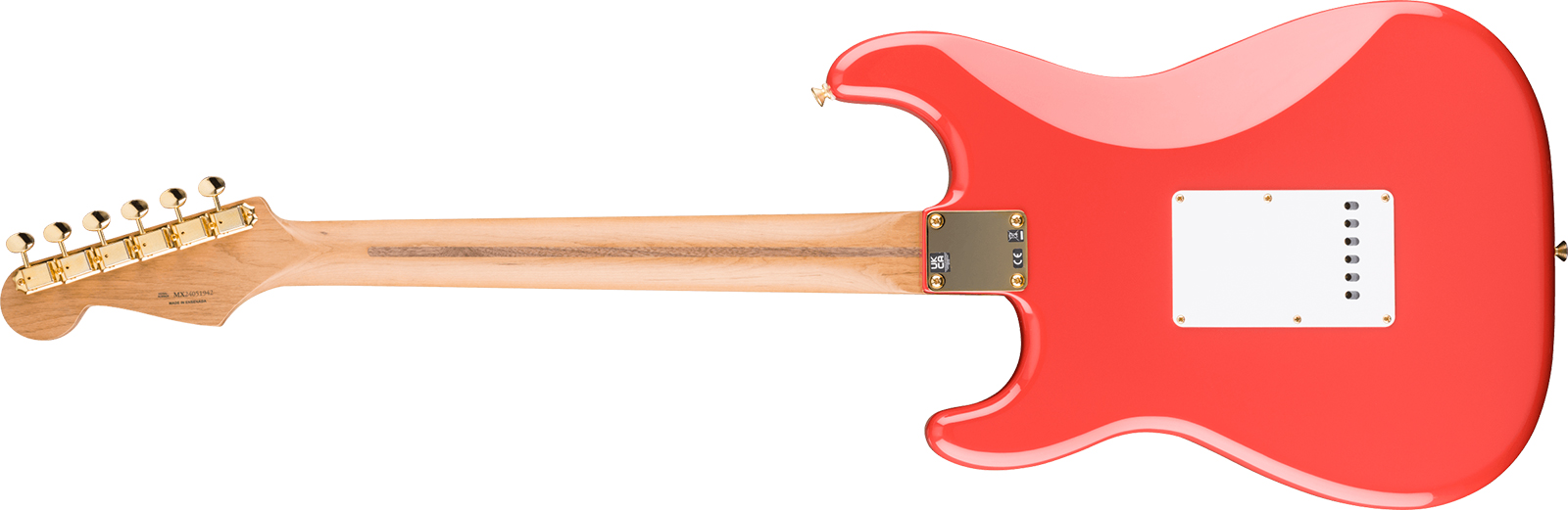 Fender Strat 50s Vintera 2 Mex 3s Custom Shop Trem Mn - Fiesta Red - Guitare Électrique Forme Str - Variation 1