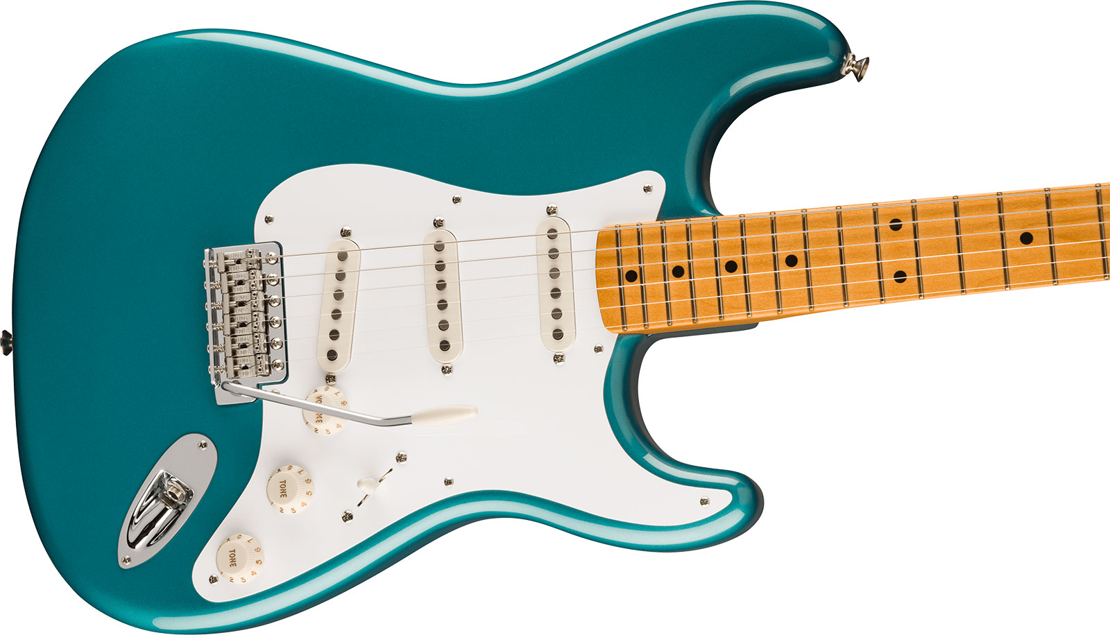 Fender Strat 50s Vintera 2 Mex 3s Trem Mn - Ocean Turquoise - Guitare Électrique Forme Str - Variation 2
