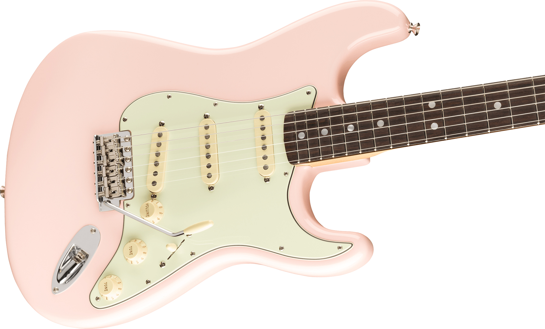Fender Strat '60s American Original Usa Sss Rw - Shell Pink - Guitare Électrique Forme Str - Variation 2