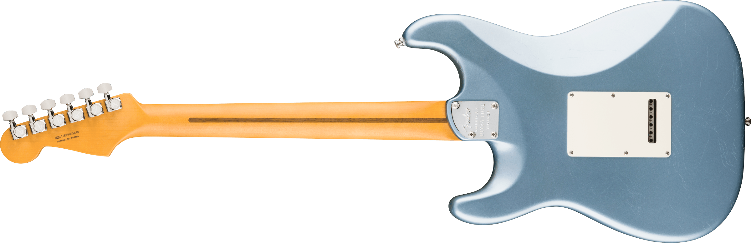 Fender Strat 60s American Ultra Luxe Ltd Usa 3s Trem Mn - Ice Blue Metallic - Guitare Électrique Forme Str - Variation 1