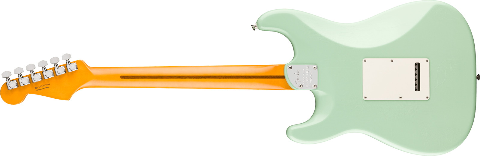 Fender Strat 60s American Ultra Luxe Usa 3s Trem Rw - Surf Green - Guitare Électrique Forme Str - Variation 1
