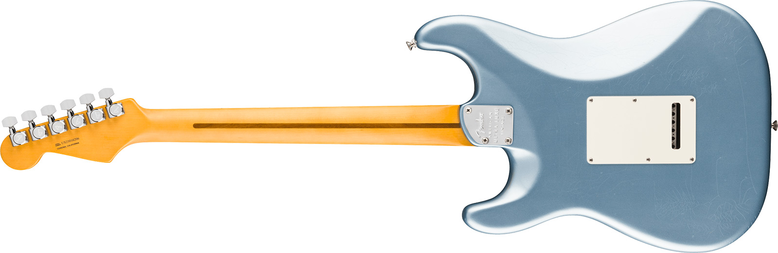 Fender Strat 60s American Ultra Luxe Usa 3s Trem Rw - Ice Blue Metallic - Guitare Électrique Forme Str - Variation 1