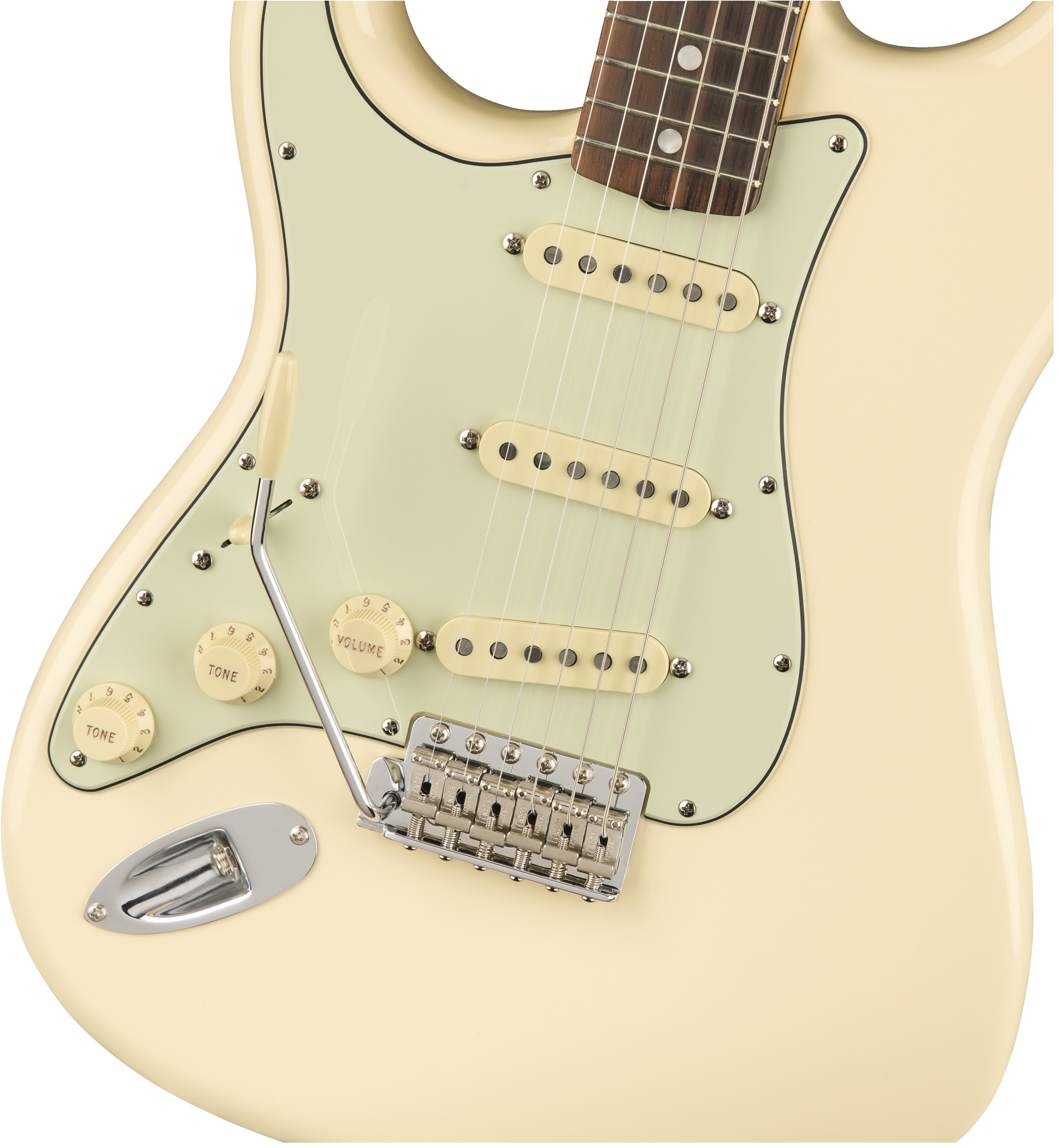 Fender Strat '60s Lh Gaucher American Original Usa Sss Rw - Olympic White - Guitare Électrique Gaucher - Variation 1