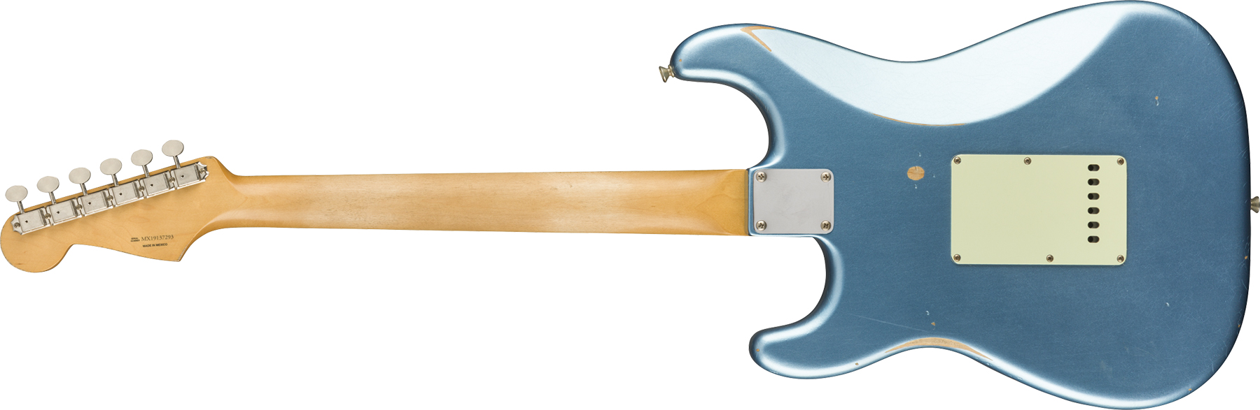 Fender Strat 60s Road Worn Mex Pf - Lake Placid Blue - Guitare Électrique Forme Str - Variation 1