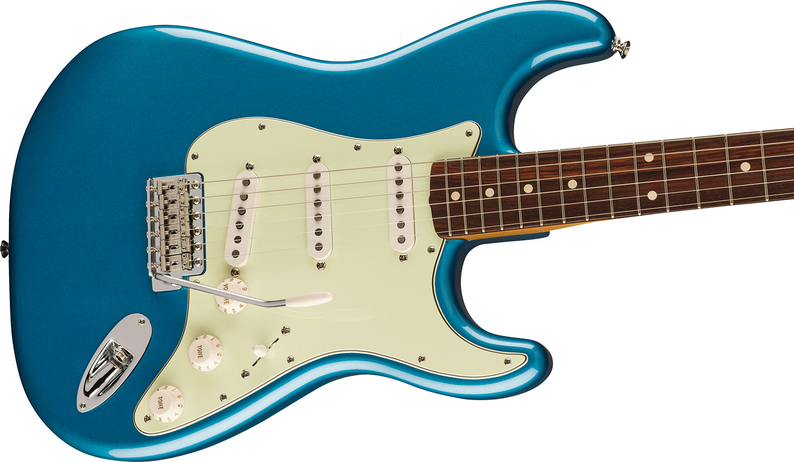 Fender Strat 60s Vintera 2 Mex 3s Trem Rw - Lake Placid Blue - Guitare Électrique Forme Str - Variation 2