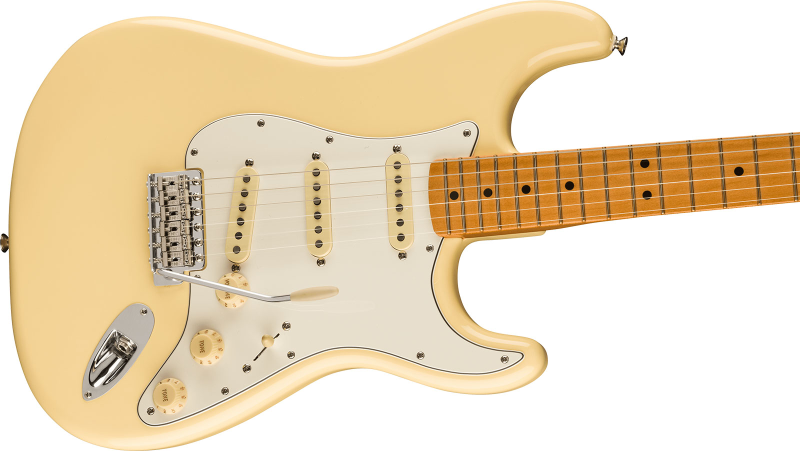 Fender Strat 70s Vintera 2 Mex 3s Trem Mn - Vintage White - Guitare Électrique Forme Str - Variation 2