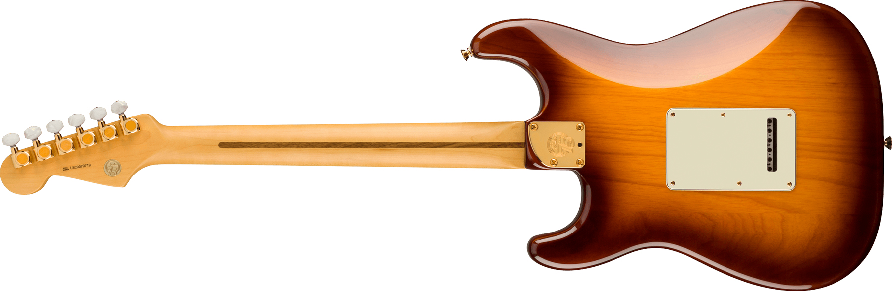 Fender Strat 75th Anniversary Commemorative Ltd Usa Mn +etui - 2-color Bourbon Burst - Guitare Électrique Forme Str - Variation 1