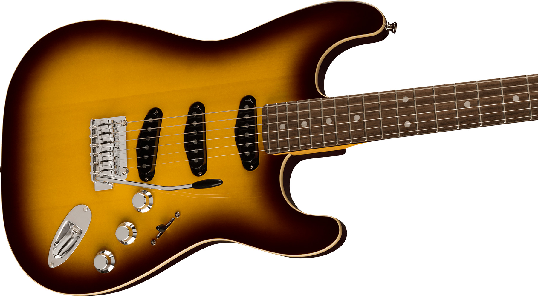 Fender Strat Aerodyne Special Jap 3s Trem Rw - Chocolate Burst - Guitare Électrique Forme Str - Variation 2