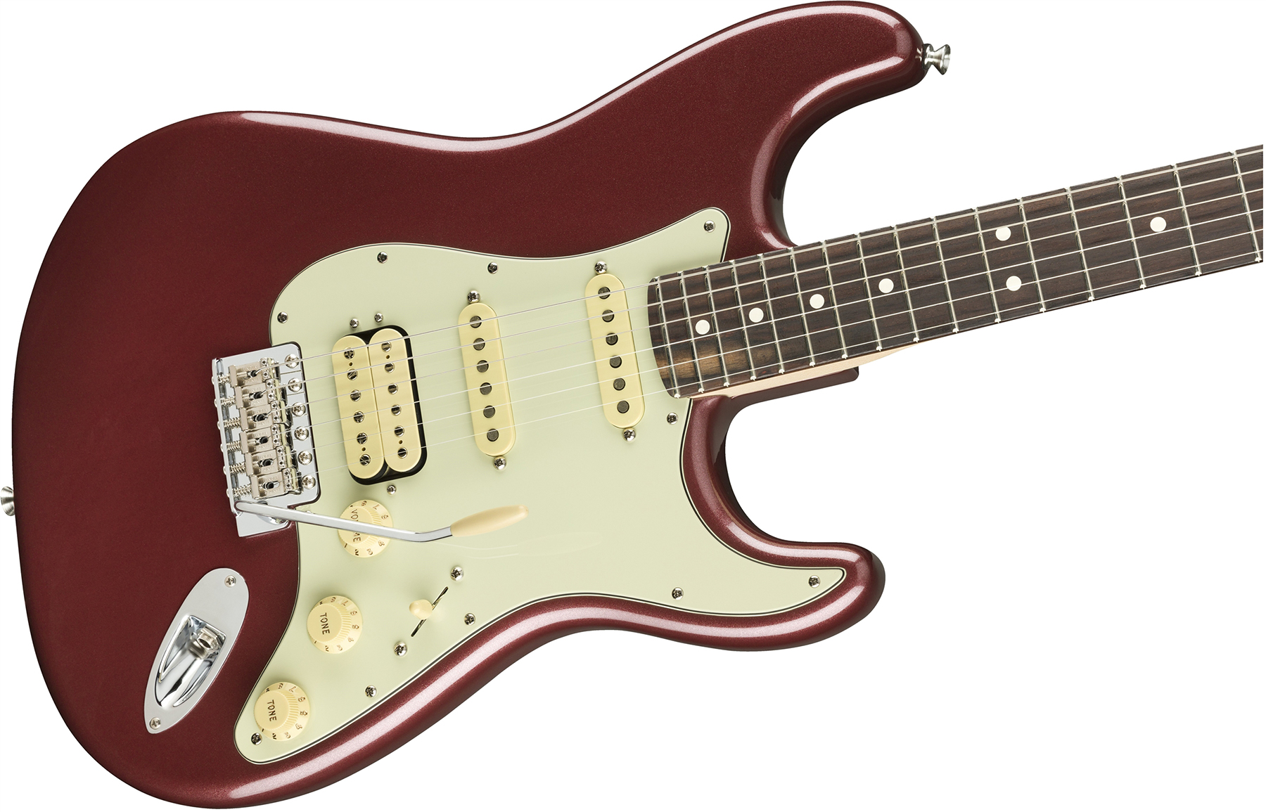 Fender Strat American Performer Usa Hss Rw - Aubergine - Guitare Électrique Forme Str - Variation 2