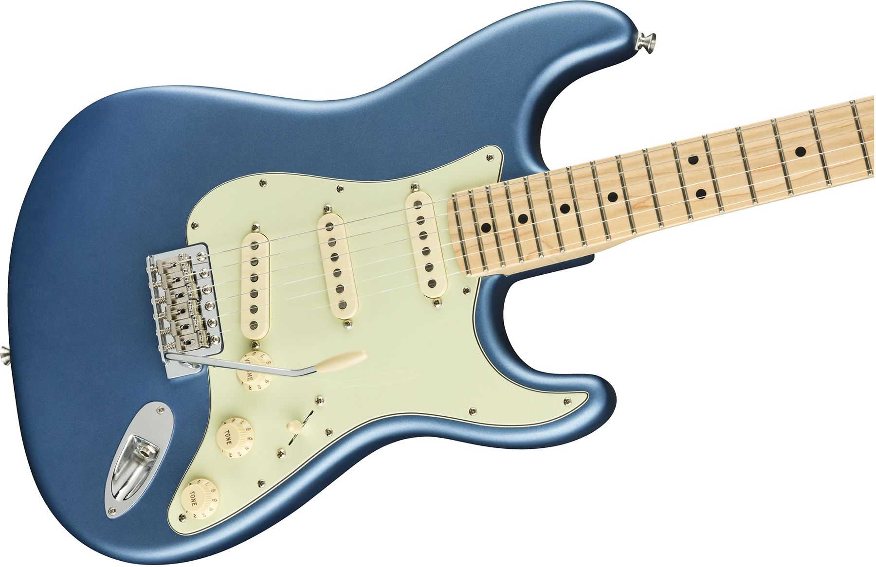 Fender Strat American Performer Usa Sss Mn - Satin Lake Placid Blue - Guitare Électrique Forme Str - Variation 3