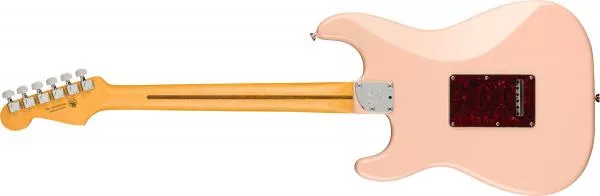 Guitare électrique solid body Fender American Professional II Stratocaster HSS Ltd (USA, MN) - shell pink