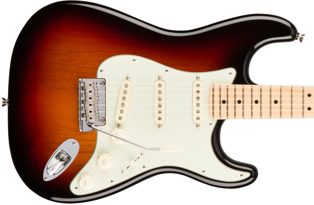Fender Strat American Professional 2017 3s Usa Mn - 3-color Sunburst - Guitare Électrique Forme Str - Variation 1