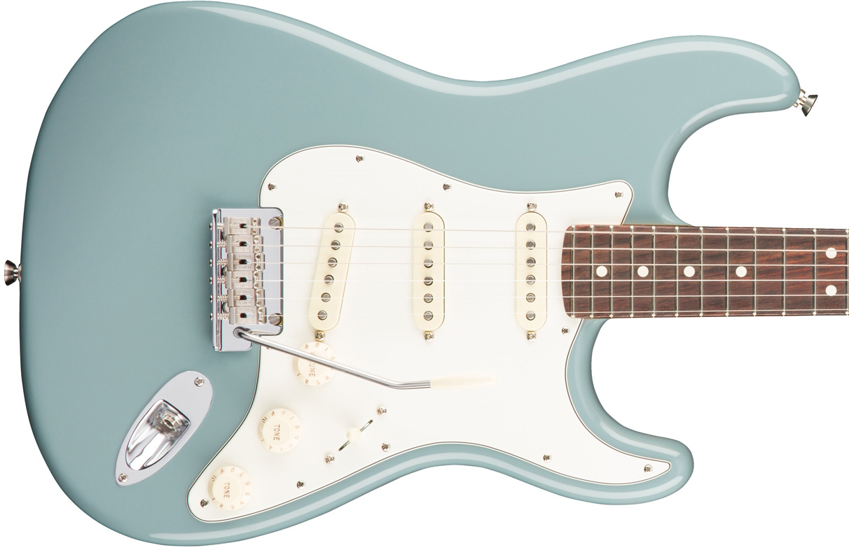 Fender Strat American Professional 2017 3s Usa Rw - Sonic Grey - Guitare Électrique Forme Str - Variation 1