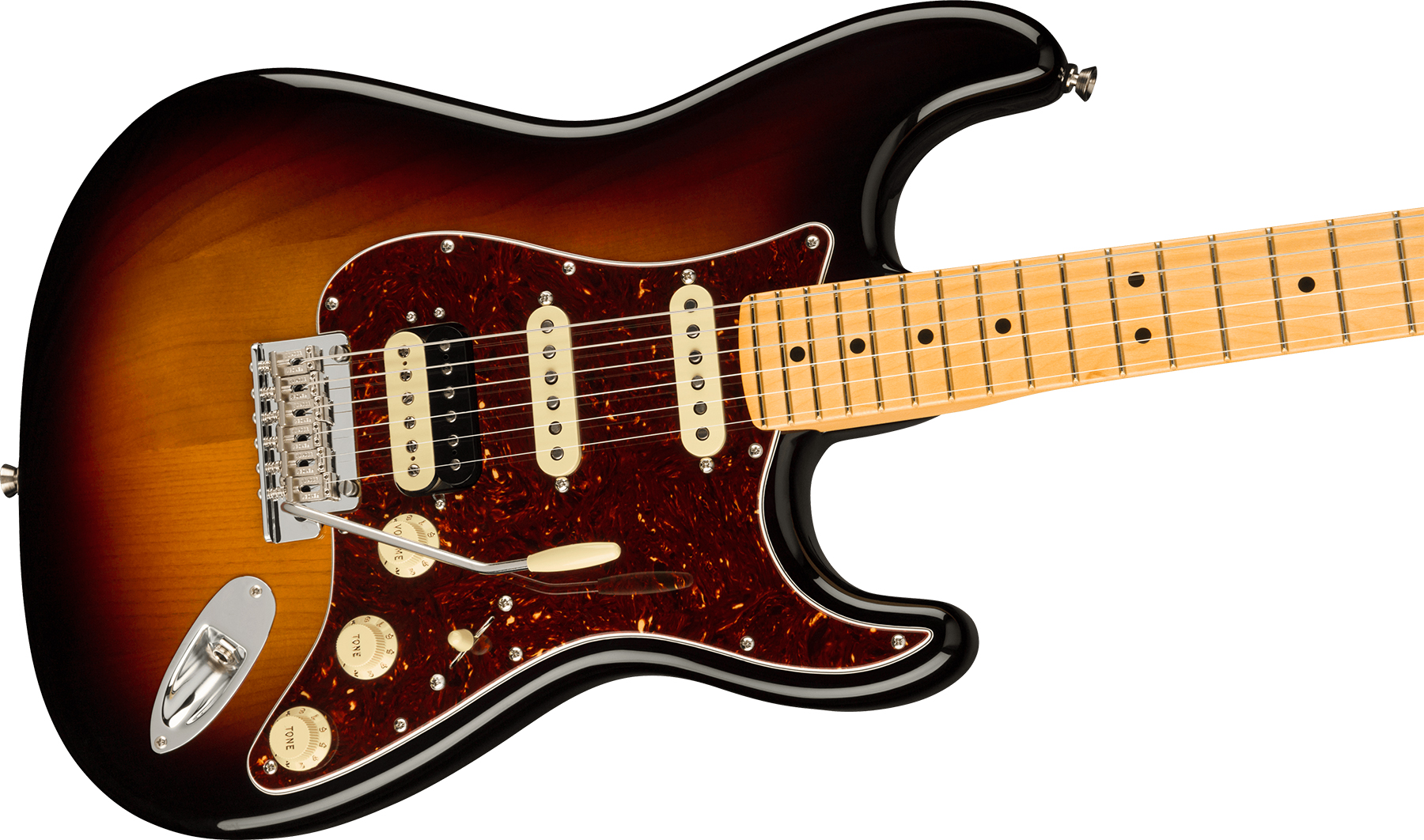 Fender Strat American Professional Ii Hss Usa Mn - 3-color Sunburst - Guitare Électrique Forme Str - Variation 2