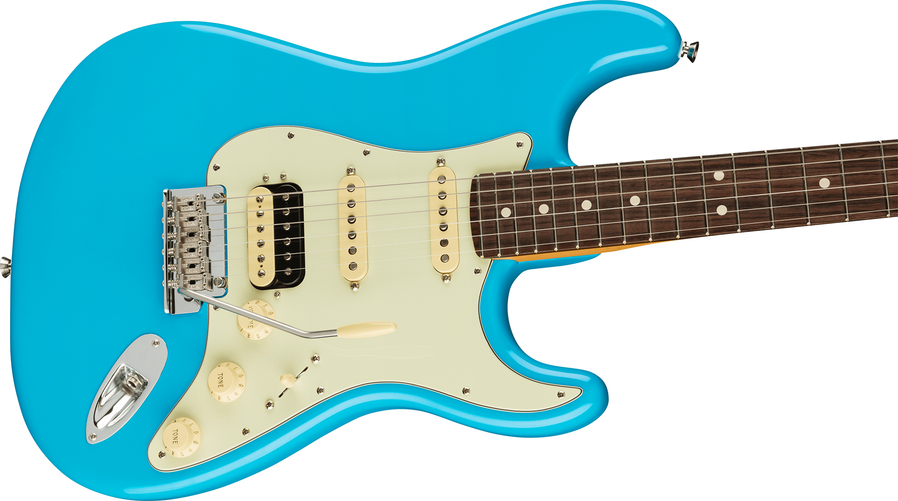Fender Strat American Professional Ii Hss Usa Rw - Miami Blue - Guitare Électrique Forme Str - Variation 2