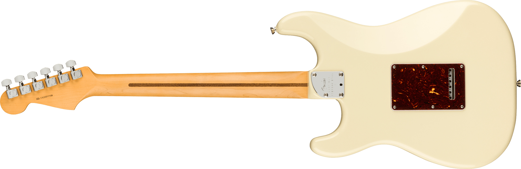 Fender Strat American Professional Ii Lh Gaucher Usa Mn - Olympic White - Guitare Électrique Gaucher - Variation 1
