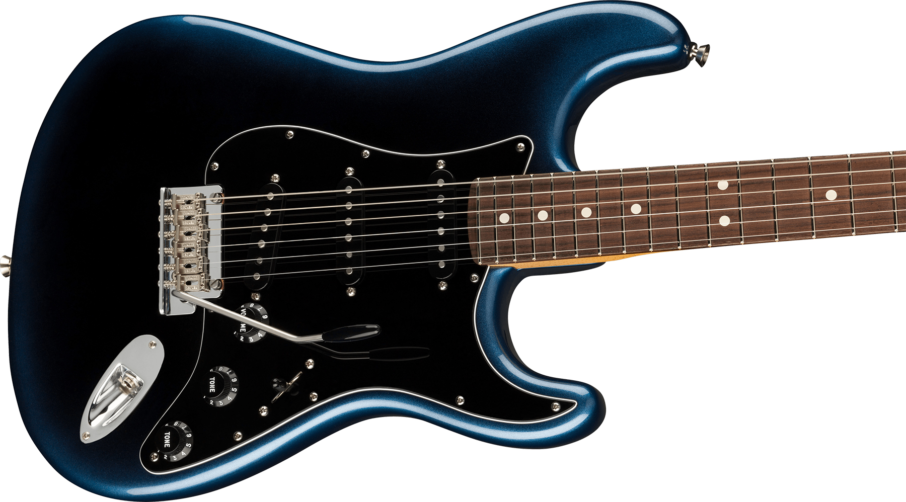 Fender Strat American Professional Ii Lh Gaucher Usa Rw - Dark Night - Guitare Électrique Gaucher - Variation 2