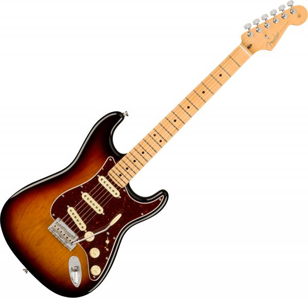 Guitare électrique solid body Fender American Professional II Stratocaster (USA, MN) - 3-color sunburst