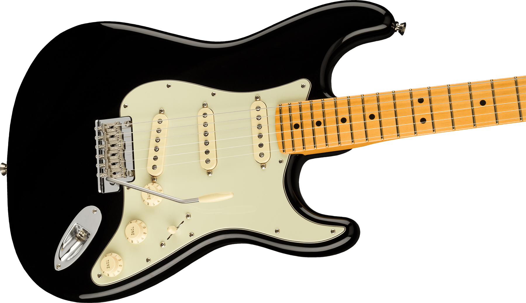 Fender Strat American Professional Ii Usa Mn - Black - Guitare Électrique Forme Str - Variation 2