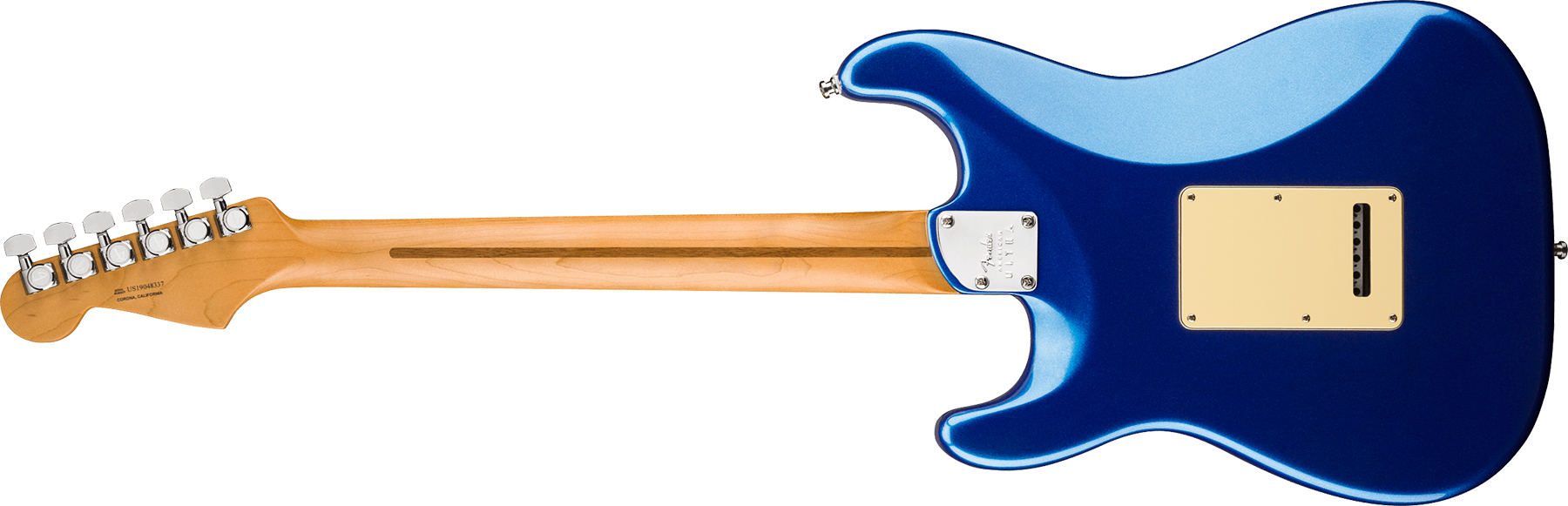 Fender Strat American Ultra 2019 Usa Mn - Cobra Blue - Guitare Électrique Forme Str - Variation 1