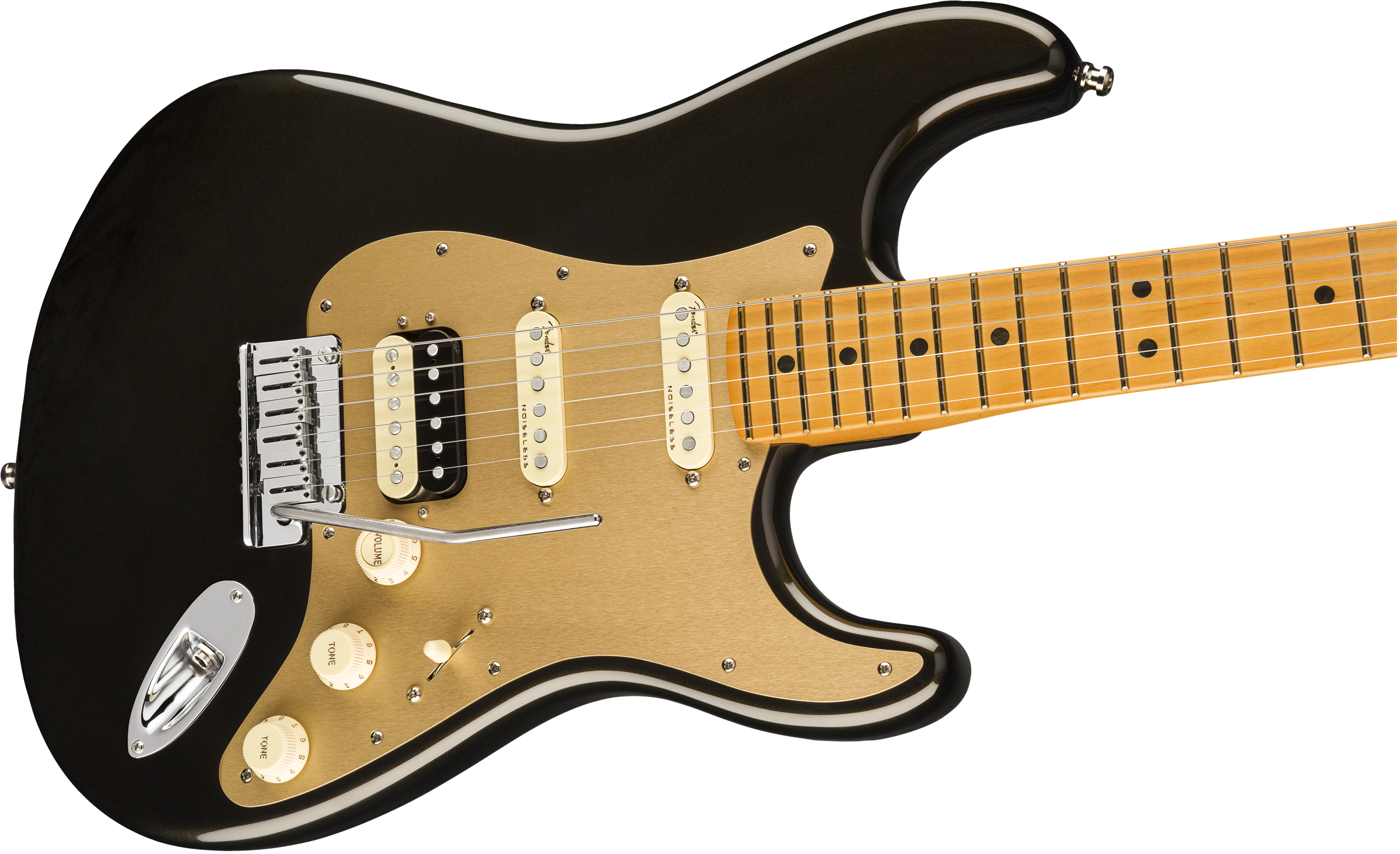 Fender Strat American Ultra Hss 2019 Usa Mn - Texas Tea - Guitare Électrique Forme Str - Variation 1
