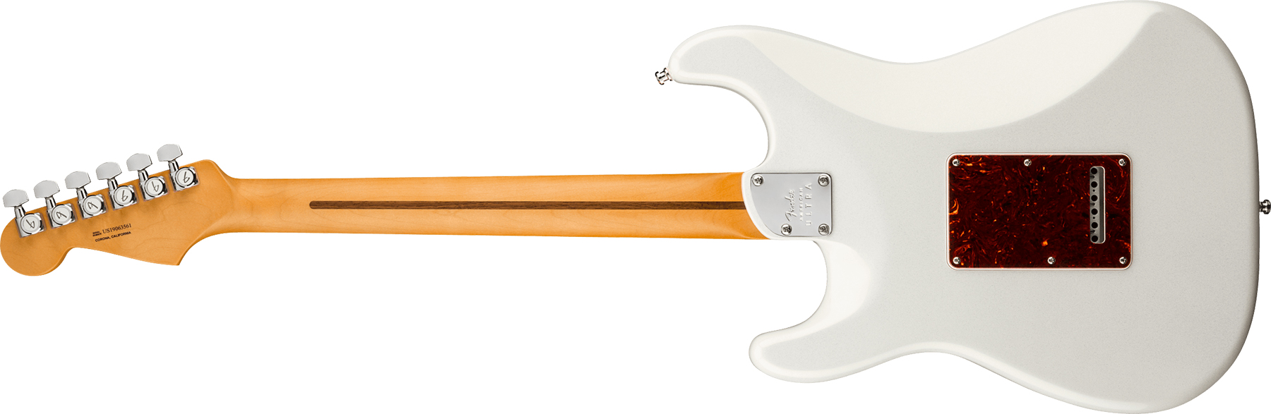 Fender Strat American Ultra Hss 2019 Usa Mn - Arctic Pearl - Guitare Électrique Forme Str - Variation 1